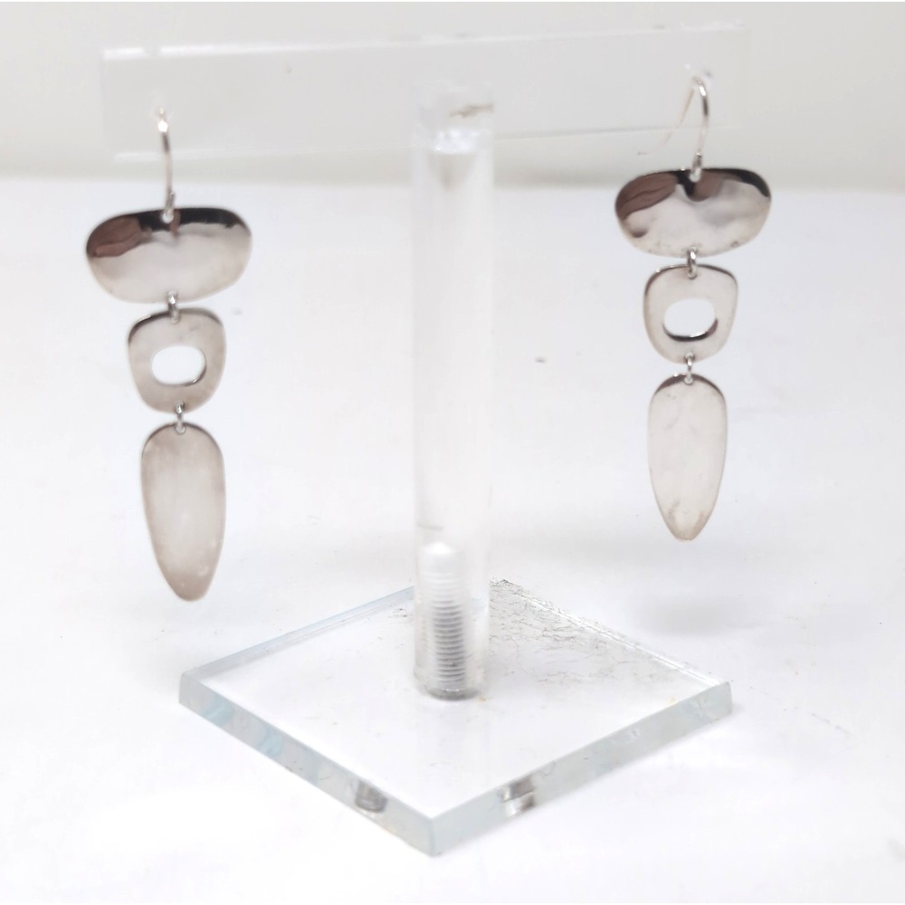 ROBERT LEE MORRIS RLM STUDIO Abstract Dangle Earrings Sterling Silver 925 Signed